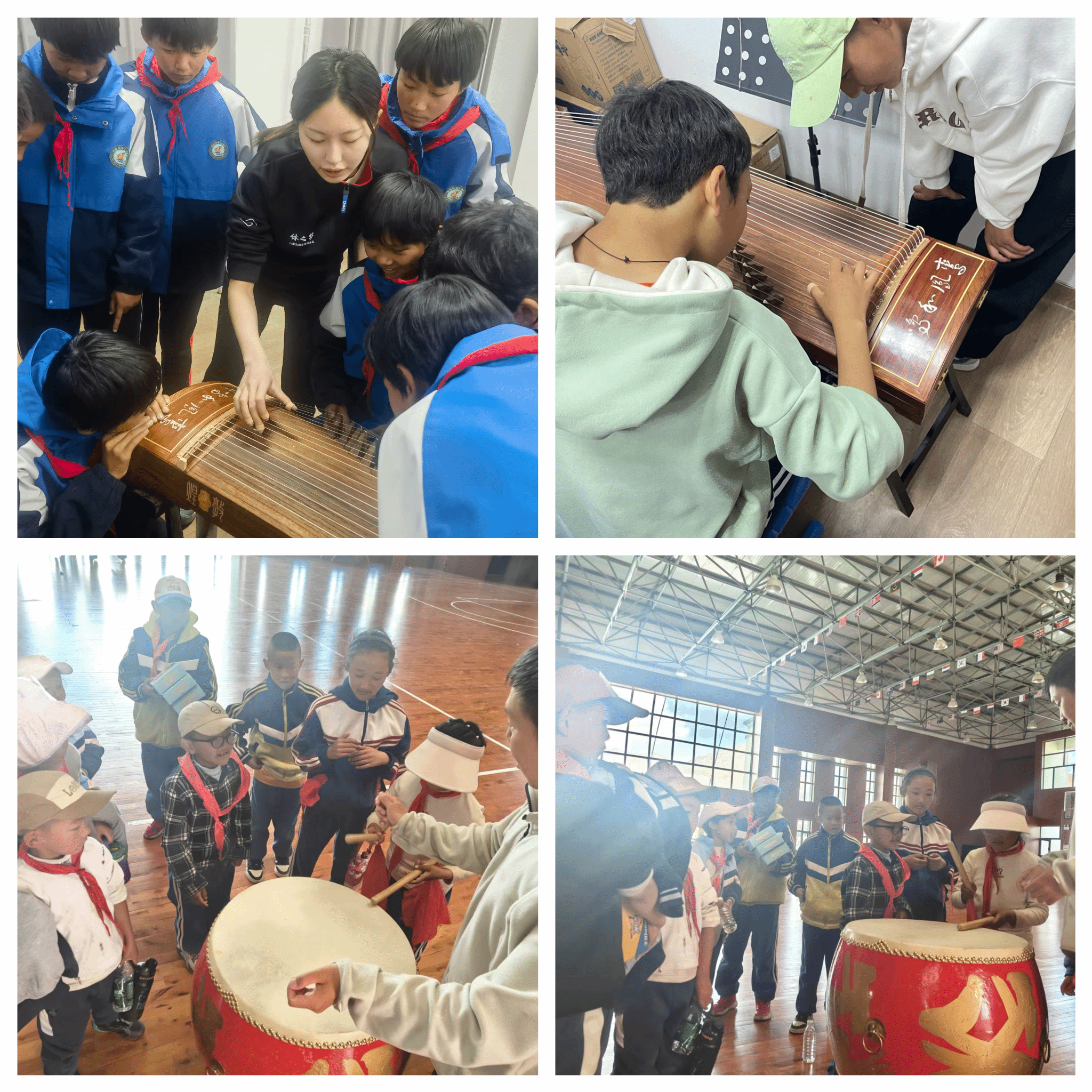 武汉体育学院"体之梦"援藏支教志愿服务队开展"民乐进校园"活动